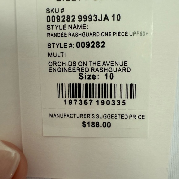 Lilly Pulitzer Randee Rashguard - Picture 4 of 4